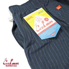 画像9: COOKMAN  Chef Pants Light Tweed Stripe Navy (9)