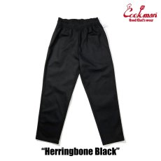 画像3: COOKMAN  Chef Pants Herringbone Black (3)