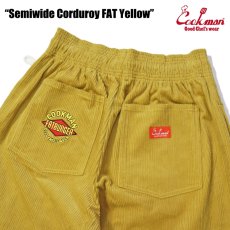 画像8: COOKMAN  Chef Pants Semiwide Corduroy FAT Yellow (8)