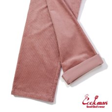 画像12: COOKMAN  Chef Pants Semiwide Corduroy FAT Pink (12)