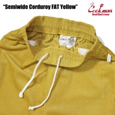 画像7: COOKMAN  Chef Pants Semiwide Corduroy FAT Yellow (7)