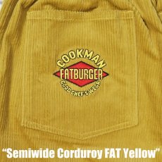 画像10: COOKMAN  Chef Pants Semiwide Corduroy FAT Yellow (10)