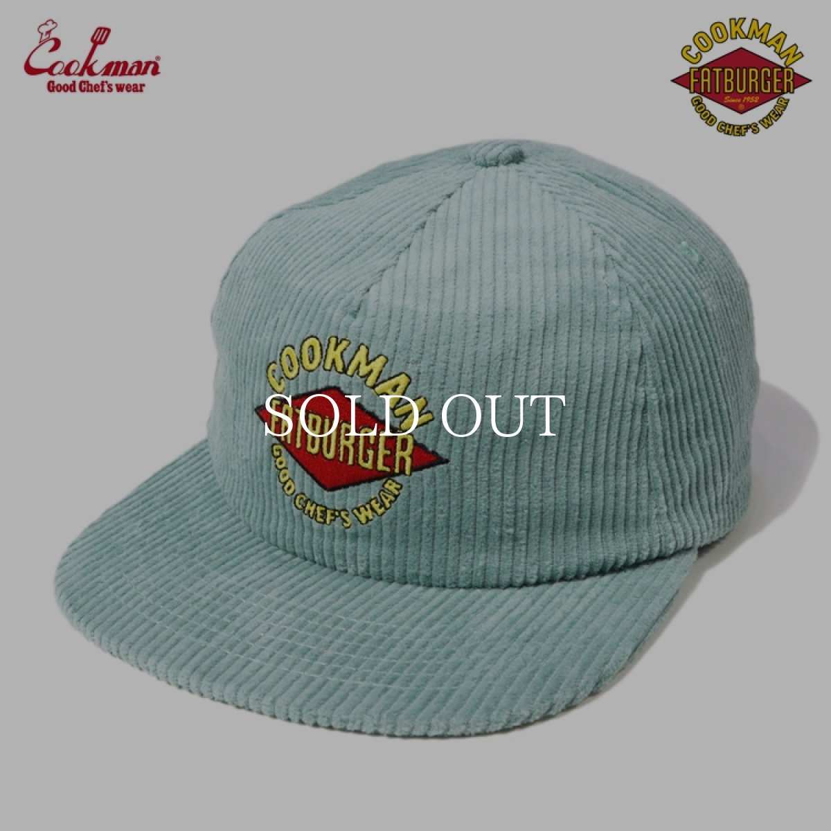 画像1: COOKMAN  Cap Corduroy FAT Blue (1)