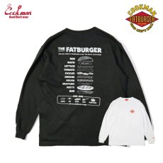 画像1: COOKMAN  ウォッシュドロングスリーブTシャツ FAT Topping Menu (1)