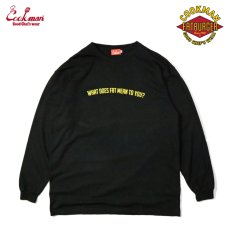 画像7: COOKMAN  ウォッシュドロングスリーブTシャツ FAT Mean (7)