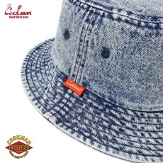 画像4: COOKMAN  Bucket Hat Snow Washed Denim FAT Blue (4)