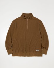 画像9: RADIALL  BIG WAFFLE - HALF ZIP SWEATSHIRT L/S (9)