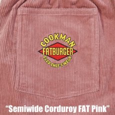 画像10: COOKMAN  Chef Pants Semiwide Corduroy FAT Pink (10)