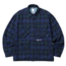 画像1: Liberaiders  MULTI POCKETS PLAID SHIRT (1)