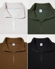 画像17: RADIALL  BIG WAFFLE - HALF ZIP SWEATSHIRT L/S (17)