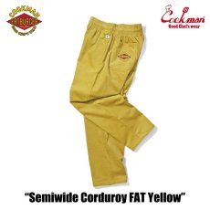 画像5: COOKMAN  Chef Pants Semiwide Corduroy FAT Yellow (5)