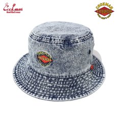 画像1: COOKMAN  Bucket Hat Snow Washed Denim FAT Blue (1)