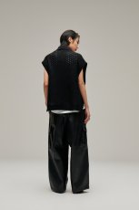 画像18: MAGIC STICK  Synthetic Leather Wide BDU Pants (18)