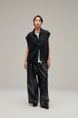 画像13: MAGIC STICK  Synthetic Leather Wide BDU Pants (13)