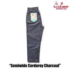 画像5: COOKMAN  Chef Pants Semiwide Corduroy Charcoal (5)