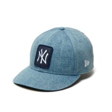 画像1: NEW ERA  LP 59FIFTY MLB Denim Wappen ニューヨーク・ヤンキース ウォッシュドデニム (1)