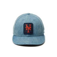 画像8: NEW ERA  LP 59FIFTY MLB Denim Wappen ニューヨーク・メッツ ウォッシュドデニム (8)