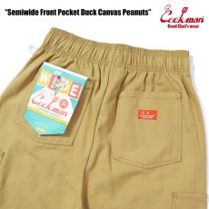 画像11: COOKMAN  Chef Pants Semiwide Front Pocket Duck Canvas Peanuts (11)