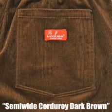 画像10: COOKMAN  Chef Pants Semiwide Corduroy Dark Brown (10)