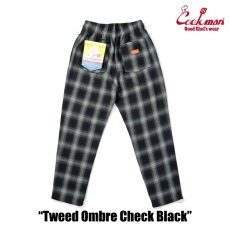 画像4: COOKMAN  Chef Pants Tweed Ombre Check Black (4)