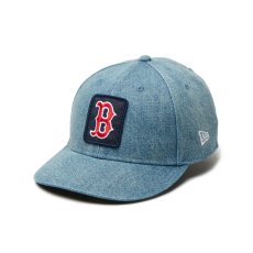 画像1: NEW ERA  LP 59FIFTY MLB Denim Wappen ボストン・レッドソックス ウォッシュドデニム (1)