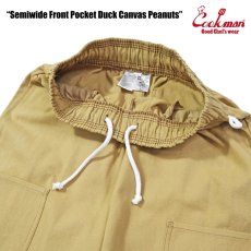 画像10: COOKMAN  Chef Pants Semiwide Front Pocket Duck Canvas Peanuts (10)