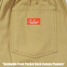 画像13: COOKMAN  Chef Pants Semiwide Front Pocket Duck Canvas Peanuts (13)