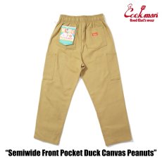 画像4: COOKMAN  Chef Pants Semiwide Front Pocket Duck Canvas Peanuts (4)