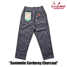 画像4: COOKMAN  Chef Pants Semiwide Corduroy Charcoal (4)