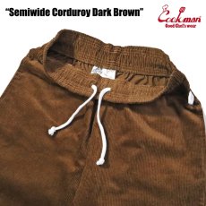 画像7: COOKMAN  Chef Pants Semiwide Corduroy Dark Brown (7)