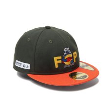 画像5: NEW ERA  RC 59FIFTY SHINKNOWNSUKE ブートキャット ダークシーウィード カウントダウンオレンジバイザー (5)