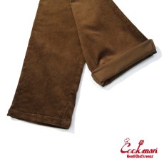 画像11: COOKMAN  Chef Pants Semiwide Corduroy Dark Brown (11)