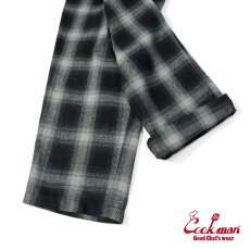 画像11: COOKMAN  Chef Pants Tweed Ombre Check Black (11)