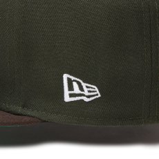 画像8: NEW ERA  59FIFTY Powered by GORO NAKATSUGAWA（min-nano）オークランド・アスレチックス ダークシーウィード ブラウンバイザー (8)