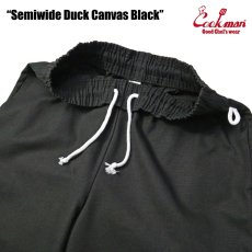 画像7: COOKMAN  Chef Pants Semiwide Duck Canvas Black (7)