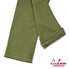 画像14: COOKMAN  Chef Pants Semiwide Front Pocket Duck Canvas Olive (14)