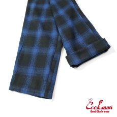 画像11: COOKMAN  Chef Pants Tweed Ombre Check Blue (11)