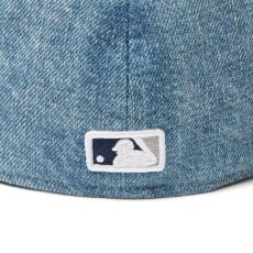 画像8: NEW ERA  LP 59FIFTY MLB Denim Wappen ニューヨーク・ヤンキース ウォッシュドデニム (8)