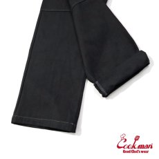 画像14: COOKMAN  Chef Pants Semiwide Front Pocket Duck Canvas Black (14)