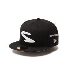 画像1: NEW ERA  59FIFTY SHINKNOWNSUKE FAT CUT PRESS ブラック (1)