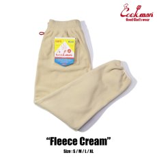 画像1: COOKMAN  Chef Pants Fleece Cream (1)