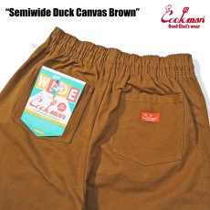 画像7: COOKMAN  Chef Pants Semiwide Duck Canvas Brown (7)