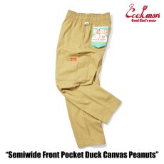 画像6: COOKMAN  Chef Pants Semiwide Front Pocket Duck Canvas Peanuts (6)