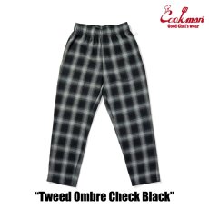 画像3: COOKMAN  Chef Pants Tweed Ombre Check Black (3)