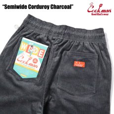 画像8: COOKMAN  Chef Pants Semiwide Corduroy Charcoal (8)