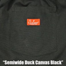 画像10: COOKMAN  Chef Pants Semiwide Duck Canvas Black (10)