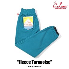 画像1: COOKMAN  Chef Pants Fleece Turquoise (1)