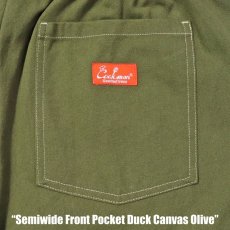 画像13: COOKMAN  Chef Pants Semiwide Front Pocket Duck Canvas Olive (13)