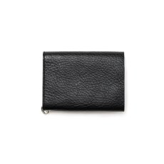 画像2: CALEE  STUDS LEATHER FLAP HALF WALLET (2)