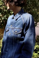 画像2: nonnative  TRUCKER BLOUSON COTTON 13.5oz DENIM VW DARK (2)